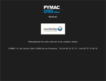 Tablet Screenshot of mail.pymac.fr